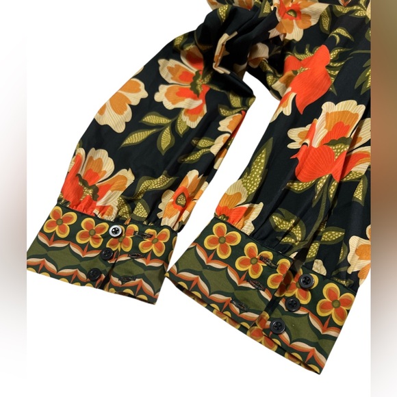 NWT Chelsea & Violet Sz L Woven Floral Print A-Line Ruffle Flounce Mini Dress - Picture 11 of 14